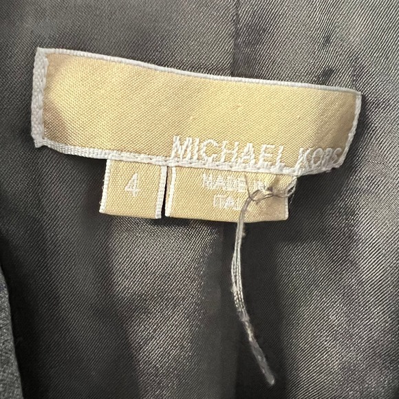 Women's Michael Kors Made in Italy Gray Suit Coat Size 4 - Picture 3 of 4